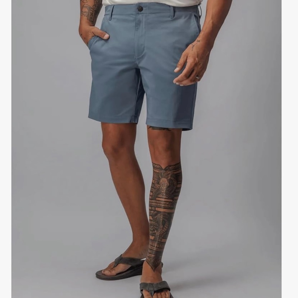 Kahala Blue Men's Flat Front Shorts